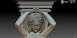 ZBrush制作人物梁托效果圖