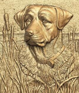 狗的浮雕塊面分析及建模