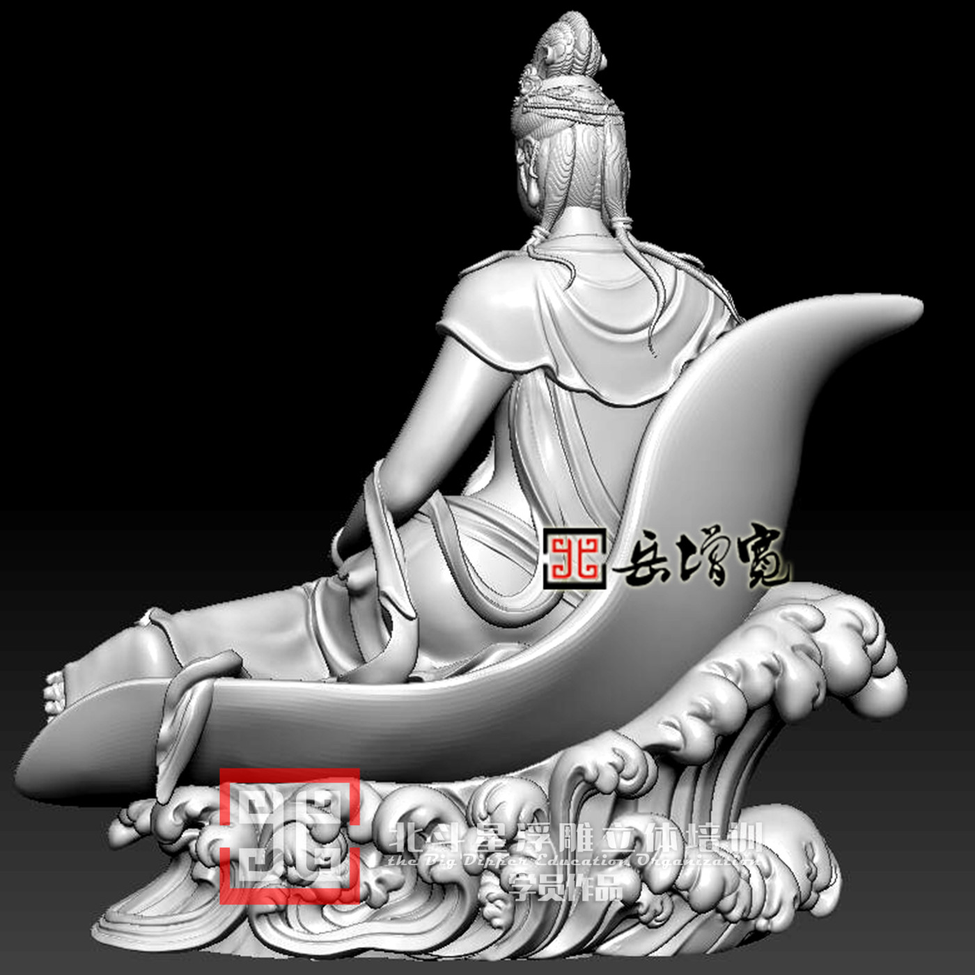 觀(guān)音立體浮雕