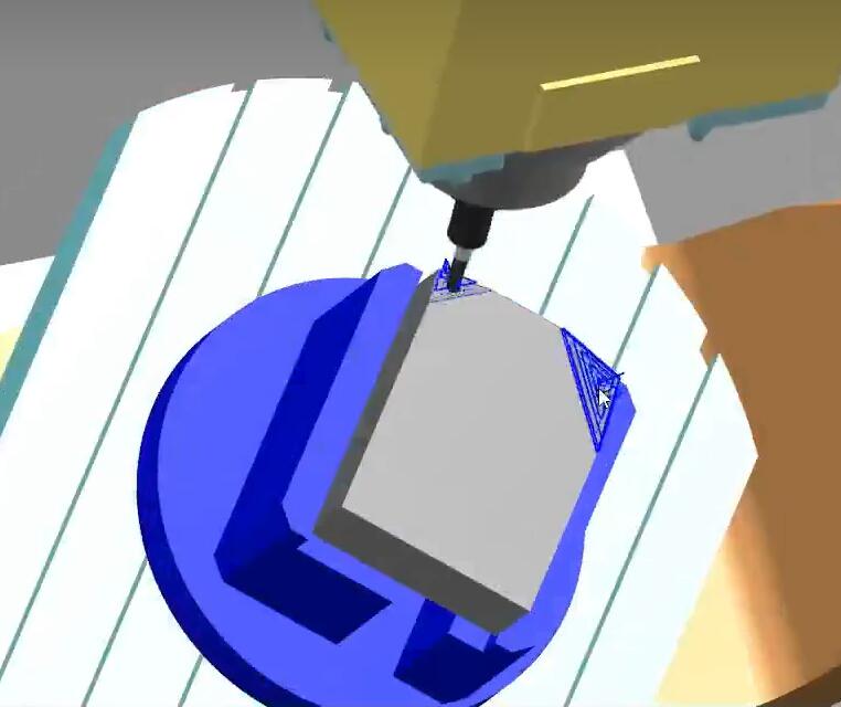 五軸刀路基礎(chǔ) 定面加工 局部坐標(biāo)系應(yīng)用D950568